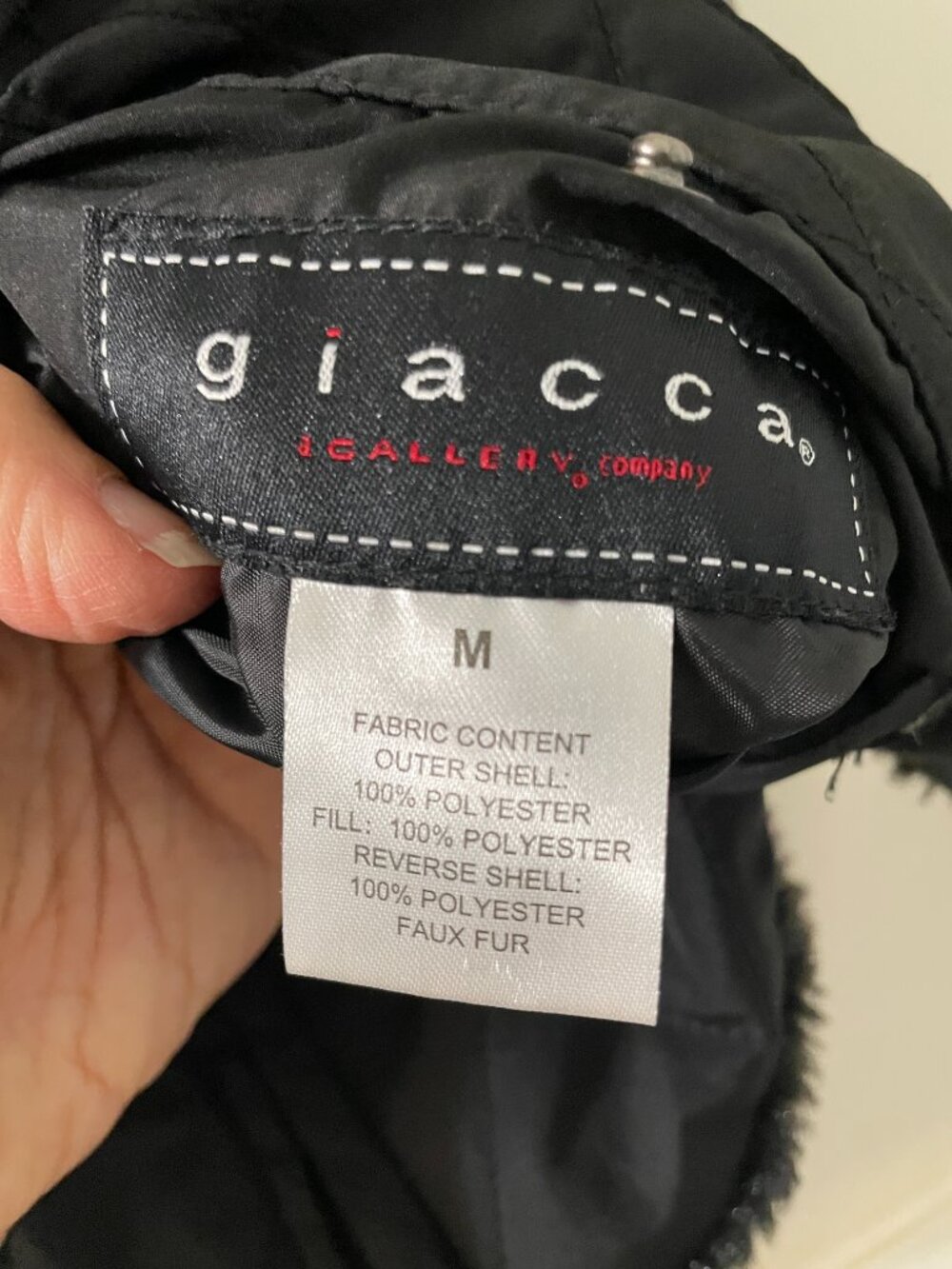 Giacca Reversible Vest Faux Fur Medium - Picture 9 of 9